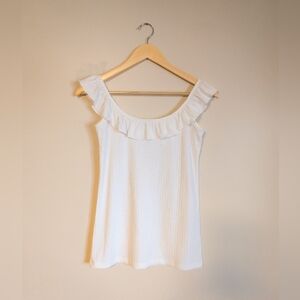 Loft Ruffle Tank